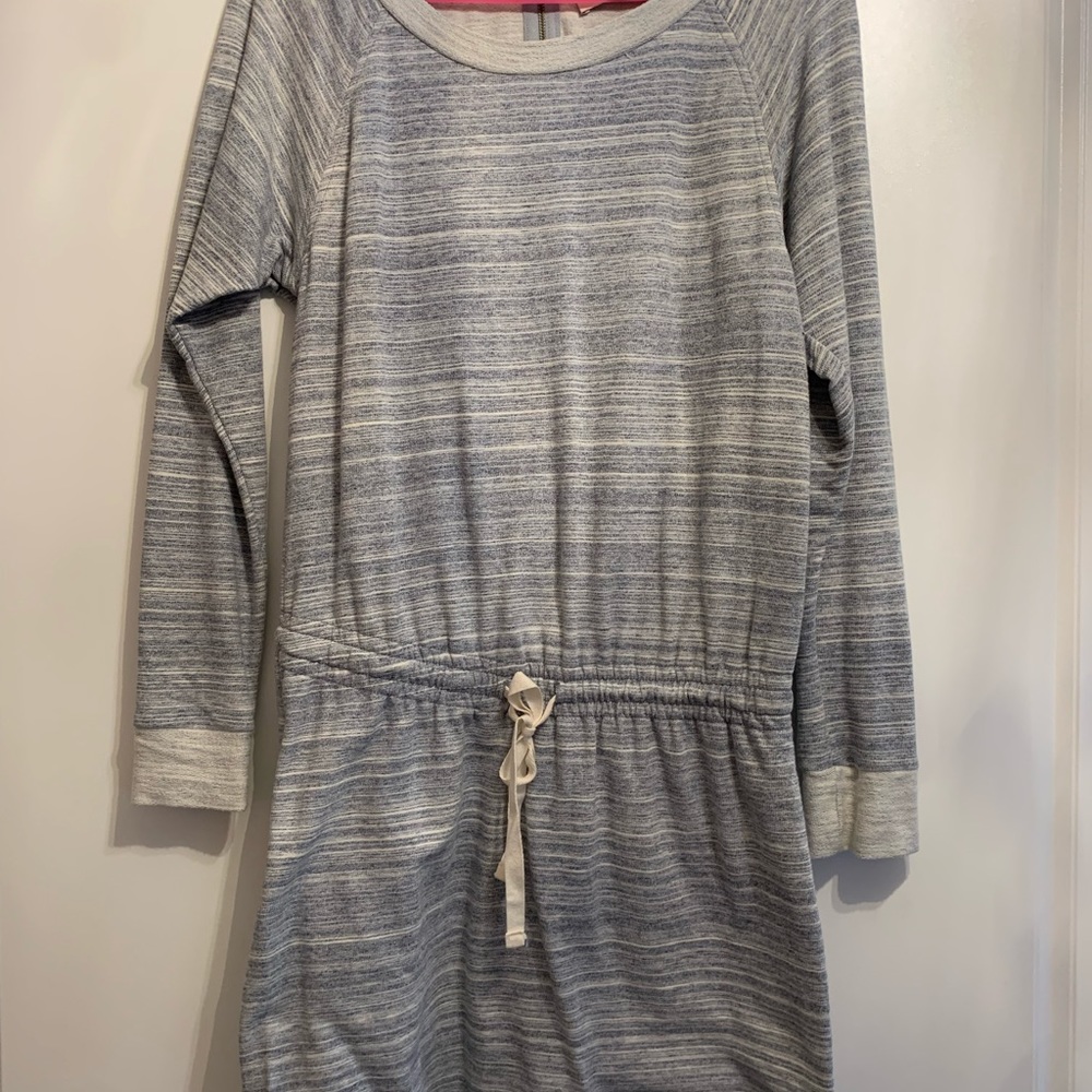 Cinched Waist Sweater Dress